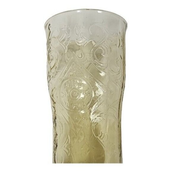 1930s Federal Glass Madrid Amber Depression Glass 80oz Pitcher & Glasses Set - Picture 16 of 16